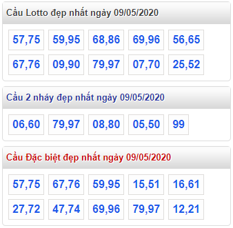 Tham khảo cầu lô đẹp nhất 9-5